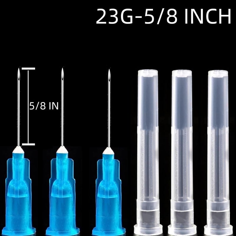 zogsnton Store أدوات مختبرية للتوزيع مقاس 23 قياس 5/8 بوصة مغلفة بشكل فردي - 100 حزمة/صندوق - Image 3